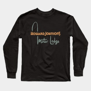 Vintage Style Howard Johnson's Motor Lodge Long Sleeve T-Shirt